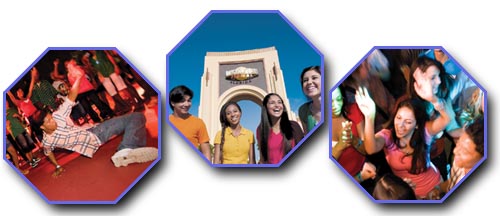 Group Packages including Universal Grad Bash 2016